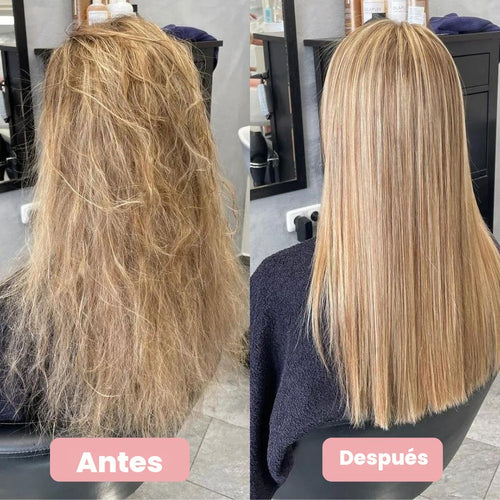 Antes y después con el cortapuntas Luxrenova